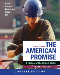 Cover image: The American Promise: A Concise History, Volume 2 8th edition 9781319209056