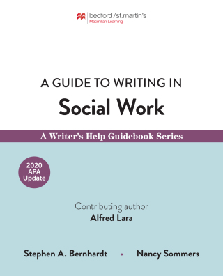 Cover image: A Guide to Writing in Social Work 9781319230869