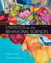 Cover image: Statistics for the Behavioral Sciences 5th edition 9781319190743