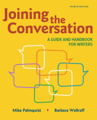 Cover image: Joining the Conversation: A Guide and Handbook for Writers 4th edition 9781319192433