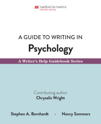Cover image: A Guide to Writing in Psychology 1st edition 9781319315672