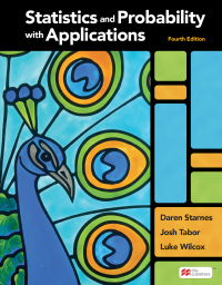 Cover image: Statistics and Probability with Applications (High School) 4th edition 9781319244323