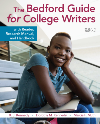 Cover image: The Bedford Guide for College Writers with Reader, Research Manual, and Handbook 12th edition 9781319192594