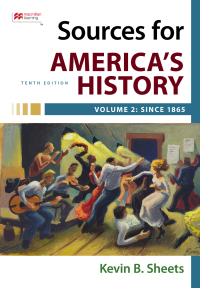 Cover image: Sources for America's History, Volume 2: Since 1865 10th edition 9781319274849