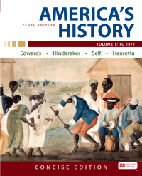 Cover image: America's History: Concise Edition, Volume 1 10th edition 9781319275884