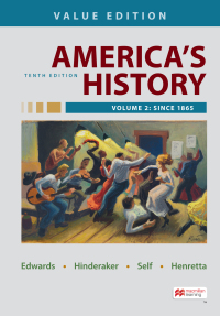 Cover image: America's History, Value Edition, Volume 2 10th edition 9781319277451