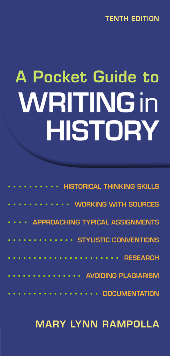 Pocket Guide To Writing In History