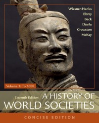 Imagen de portada: A History of World Societies, Concise, Volume 1 11th edition 9781319070151