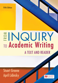 Cover image: From Inquiry to Academic Writing: A Text and Reader 5th edition 9781319244019