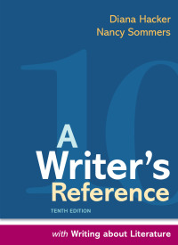 Cover image: A Writer's Reference with Writing about Literature 10th edition 9781319191900