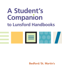 Cover image: A Student's Companion to Lunsford Handbooks 1st edition 9781319333287