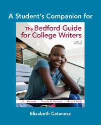 Cover image: A Student's Companion for The Bedford Guide 12th edition 9781319263621