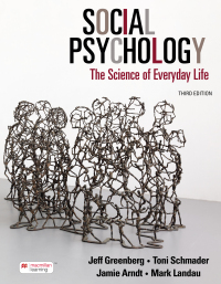 Cover image: Social Psychology 3rd edition 9781319191788