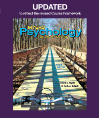 Cover image: Updated Myers' Psychology for AP® Course 3rd edition 9781319362546