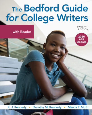 Cover image: The Bedford Guide for College Writers with Reader, Research Manual, and Handbook APA Reprint 12th edition 9781319368197