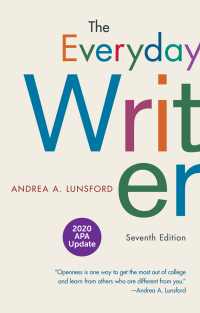 Cover image: The Everyday Writer with 2020 APA Update 7th edition 9781319361112