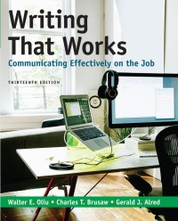 Cover image: Writing That Works: Communicating Effectively on the Job 13th edition 9781319104467