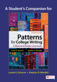 Cover image: A Student's Companion for Patterns for College Writing 15th edition 9781319381431
