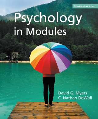 Imagen de portada: Psychology in Modules 13th edition 9781319383725
