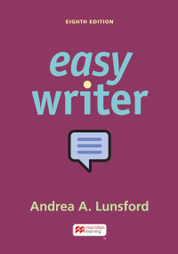 Cover image: EasyWriter 8th edition 9781319244224