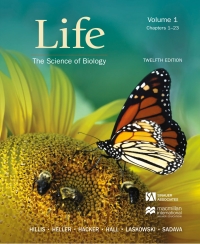 Omslagafbeelding: Life: The Science of Biology (Chapters 1- 23) 12th edition 9781319381950