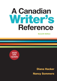 Cover image: A Canadian Writer's Reference with 2020 APA Update 7th edition 9781319400033