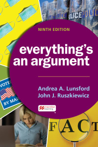 Cover image: Everything's an Argument 9th edition 9781319244484