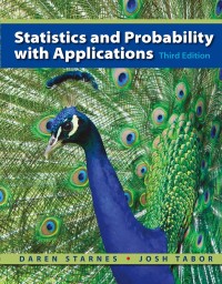 Cover image: Statistics and Probability with Applications (High School Edition) 3rd edition 9781464122163