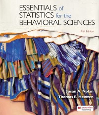 Cover image: Essentials of Statistics for the Behavioral Sciences 5th edition 9781319247195