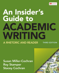 Cover image: An Insider's Guide to Academic Writing 3rd edition 9781319334925