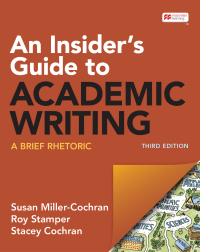 Cover image: An Insider's Guide to Academic Writing 3rd edition 9781319346126