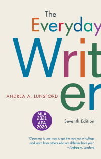Cover image: The Everyday Writer with 2020 APA and 2021 MLA Updates 7th edition 9781319453565