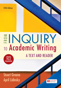 Cover image: From Inquiry to Academic Writing: A Text and Reader with 2021 MLA Update 5th edition 9781319456986
