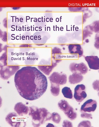 Imagen de portada: Practice of Statistics in the Life Sciences, Digital Update (International Edition) 4th edition 9781319464431