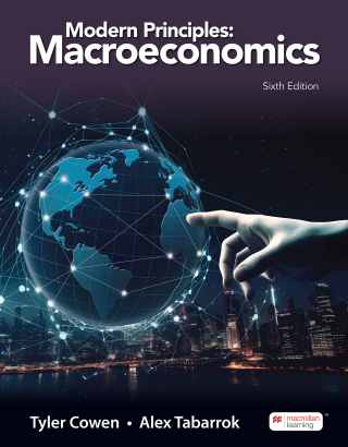 Cover image: Modern Principles: Macroeconomics 6th edition 9781319421250
