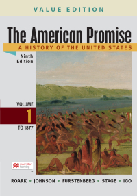 Cover image: The American Promise, Value Edition, Volume 1 9th edition 9781319343347