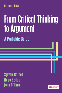 Cover image: From Critical Thinking to Argument 7th edition 9781319332129