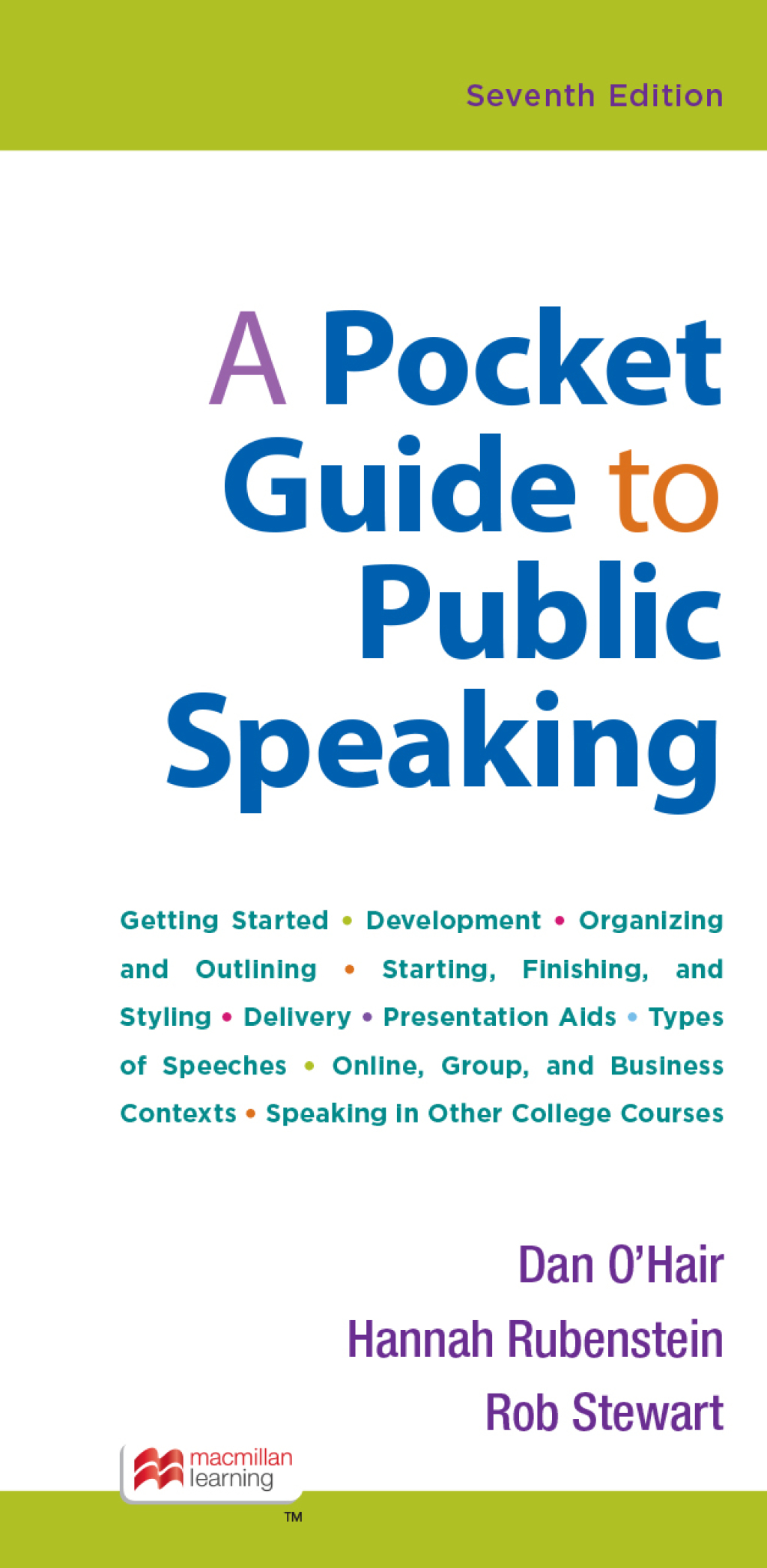 ISBN 9781319247607 product image for A Pocket Guide to Public Speaking - 7th Edition (eBook Rental) | upcitemdb.com