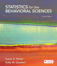 Cover image: Statistics for the Behavioral Sciences 6th edition 9781319426910