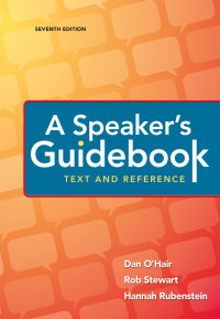 Cover image: A Speaker's Guidebook 7th edition 9781319059415