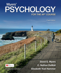 Cover image: Myers' Psychology for the AP® Course (International Edition) 4th edition 9781319281168