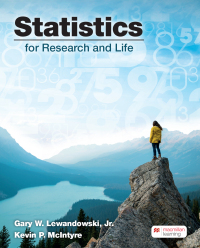 Cover image: Statistics for Research and Life (International Edition) 1st edition 9781319247171