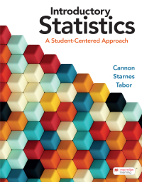 Imagen de portada: Introductory Statistics: A Student-Centered Approach (International Edition) 1st edition 9781319545314