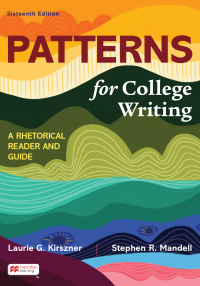 Cover image: Patterns for College Writing (International Edition) 16th edition 9781319411817
