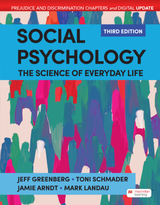 Cover image: Social Psychology Digital Update (International Edition) 3rd edition 9781319546540