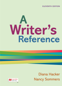 Omslagafbeelding: A Writer's Reference (International Edition) 11th edition 9781319413002