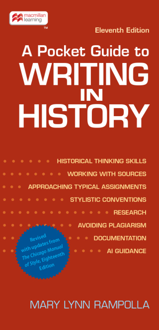 Cover image: A Pocket Guide to Writing in History 11th edition 9781319417352