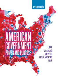 Imagen de portada: American Government: Power and Purpose 17th edition 9781324039532