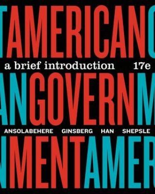 Cover image: American Government: A Brief Introduction (Brief Edition) 17th edition 9781324039808