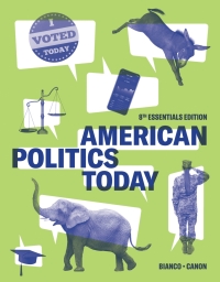 Cover image: American Politics Today (Essentials Edition) 8th edition 9781324040224